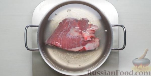 Чечевичный суп с мясом и картофелем