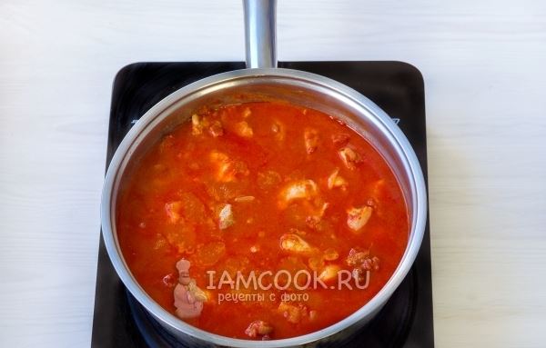 Подлива с мясом к гречке