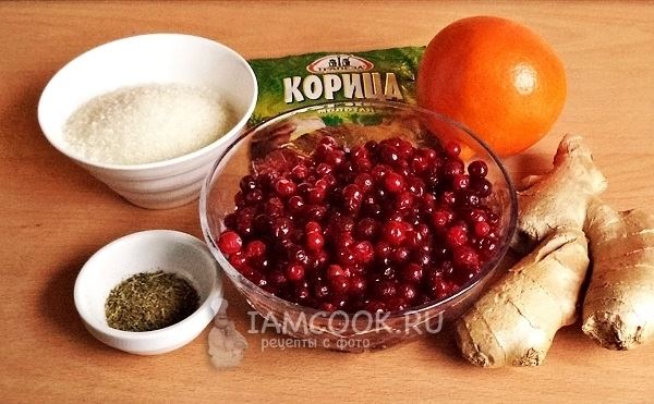 Брусничный соус к мясу