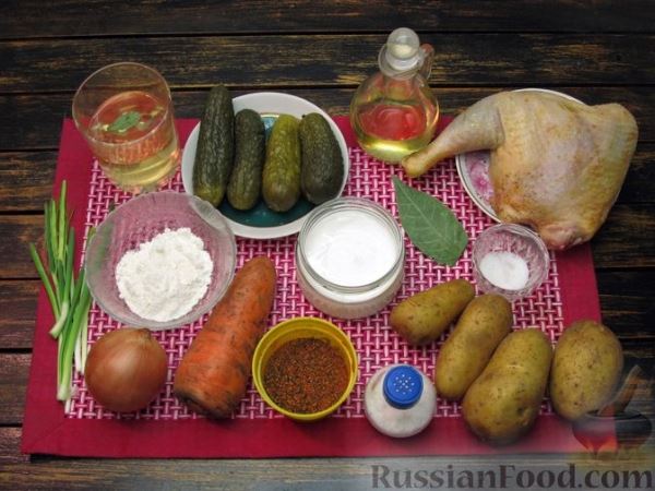 Рассольник по-польски